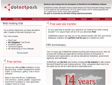 Tablet Screenshot of dotnetpark.com